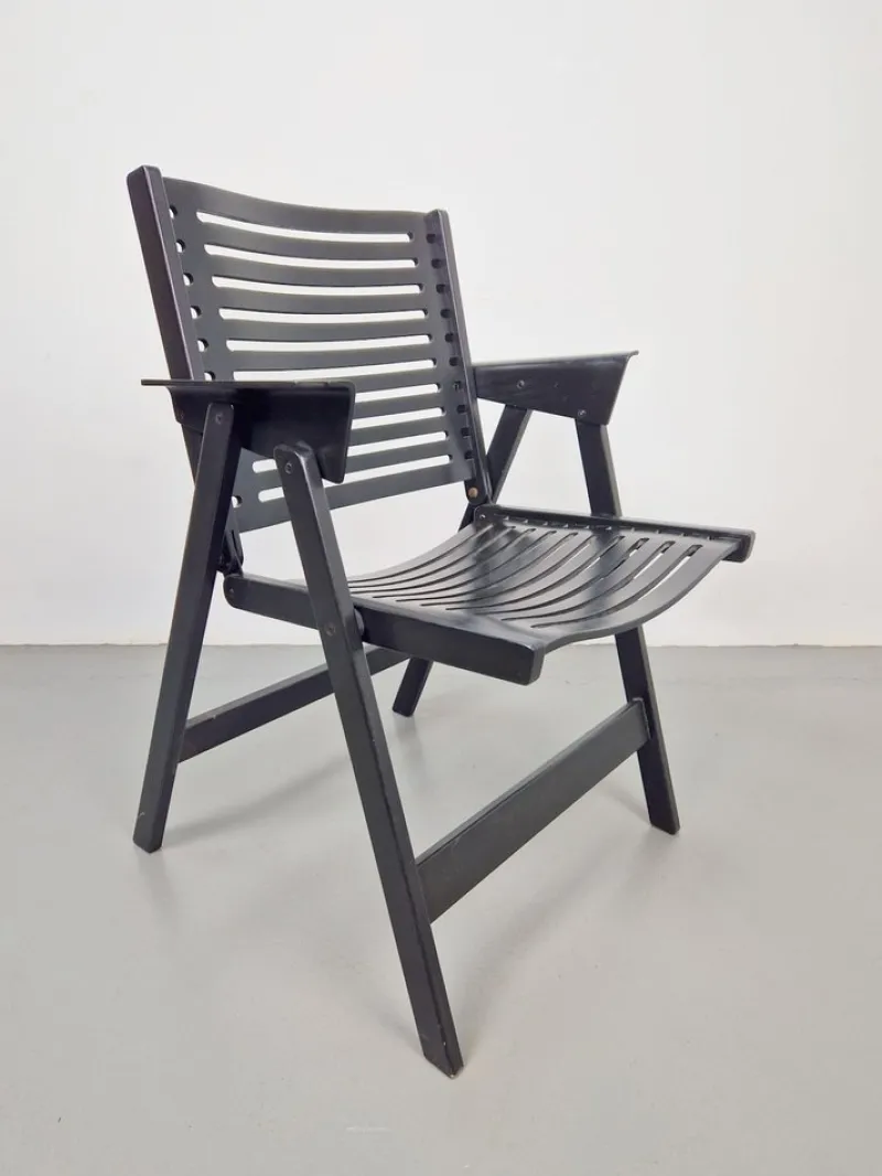 Pamono Vintage Black Garden Chair by Niko Kralj for Rex, 1960s> Garden Seating