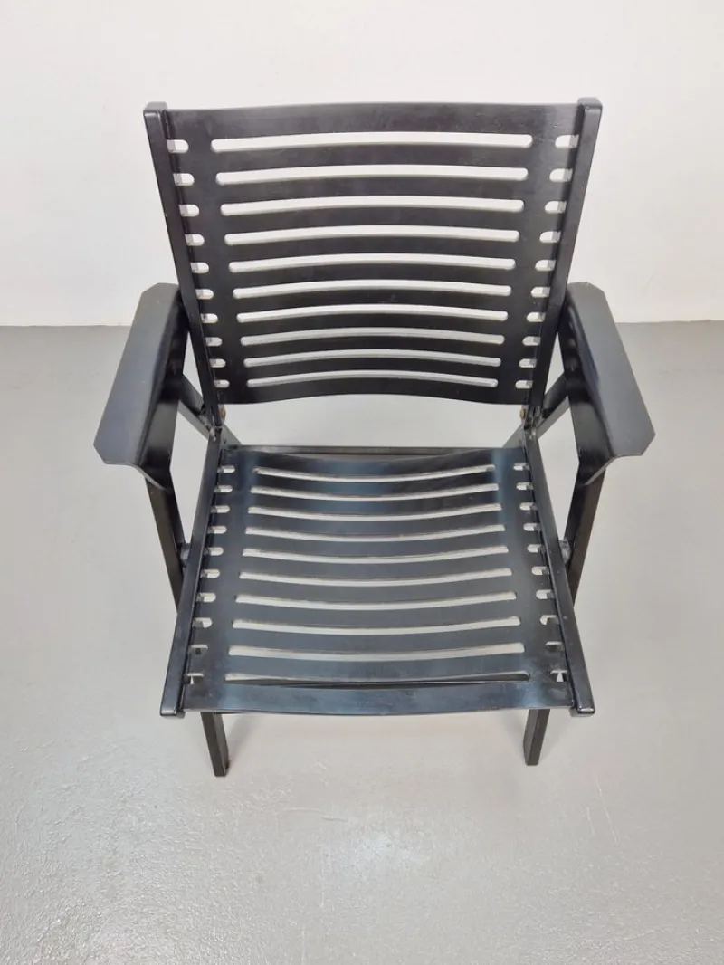 Pamono Vintage Black Garden Chair by Niko Kralj for Rex, 1960s> Garden Seating