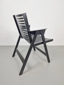 Pamono Vintage Black Garden Chair by Niko Kralj for Rex, 1960s><noscript><img width=