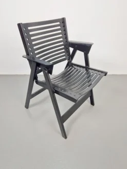 Pamono Vintage Black Garden Chair by Niko Kralj for Rex, 1960s><noscript><img width=