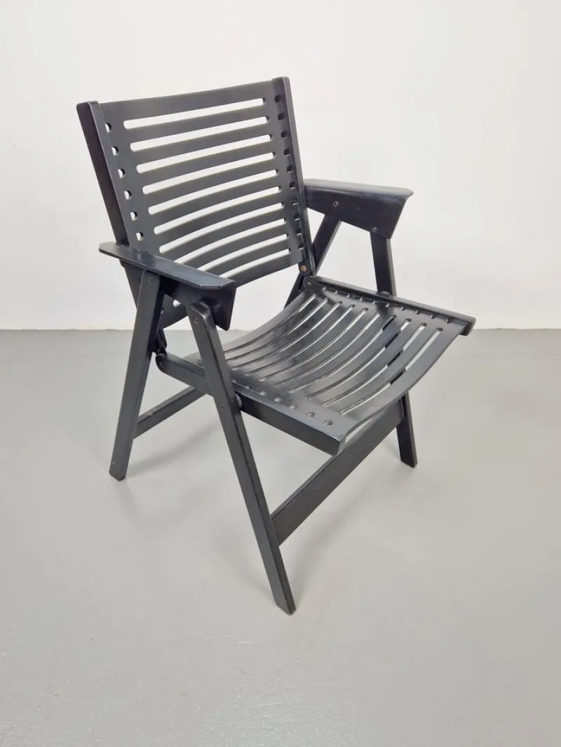 Pamono Vintage Black Garden Chair by Niko Kralj for Rex, 1960s> Garden Seating