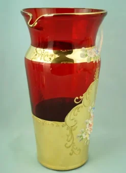 Best Pamono Vintage Blown Murano Glass Service from Manifattura Di Murano, 1950s, Set of 7