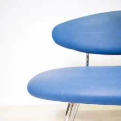 Pamono Vintage Blue Bench, 1960s><noscript><img width=