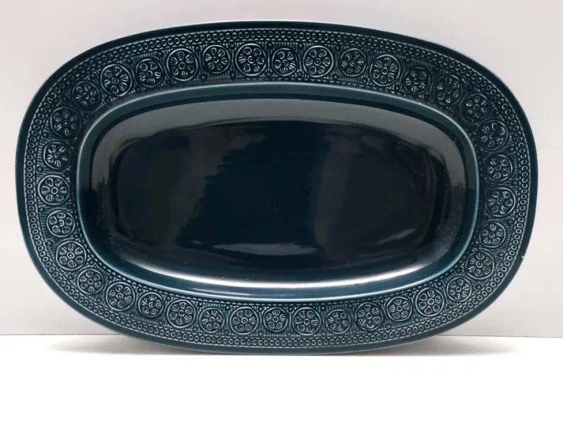 Discount Pamono Vintage Blue Earthenware Margherita Tray by Antonia Campi for Laveno, 1965
