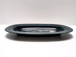 Discount Pamono Vintage Blue Earthenware Margherita Tray by Antonia Campi for Laveno, 1965