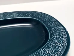 Discount Pamono Vintage Blue Earthenware Margherita Tray by Antonia Campi for Laveno, 1965