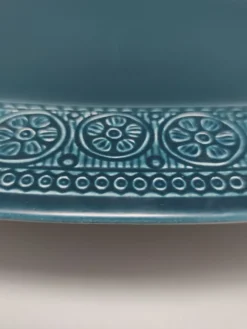 Discount Pamono Vintage Blue Earthenware Margherita Tray by Antonia Campi for Laveno, 1965