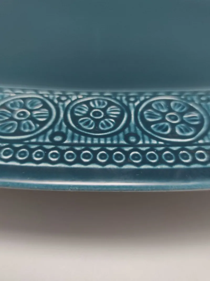 Discount Pamono Vintage Blue Earthenware Margherita Tray by Antonia Campi for Laveno, 1965