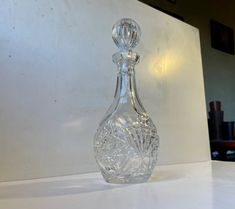 Pamono Vintage Bohemian Crystal Decanter, 1970s> Bottles, Carafes & Jugs