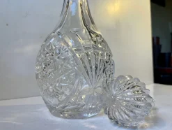 Pamono Vintage Bohemian Crystal Decanter, 1970s><noscript><img width=