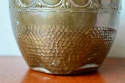 Pamono Vintage Bohemian Style Brass Planter><noscript><img width=