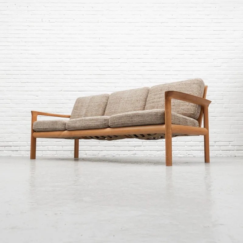 New Pamono Vintage Borneo Three-Seater Sofa by Sven Ellekaer for Komfort, 1960s