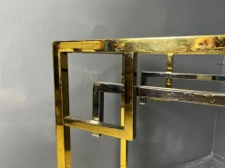 Pamono Vintage Brass and Chrome Console, 1970s