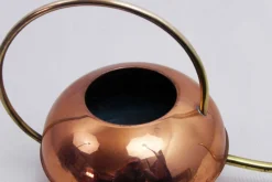Pamono Vintage Brass and Copper Watering Can, France, 1960s><noscript><img width=