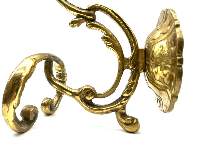 Pamono Vintage Brass Coat Hooks, Set of 2> Racks, Hooks & Valets