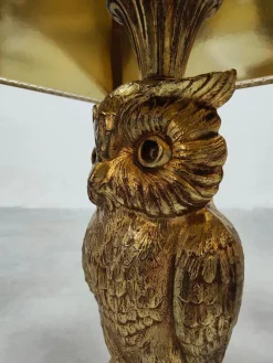 Online Pamono Vintage Brass Owl Lamp from Loevsky & Loevsky, 1970s