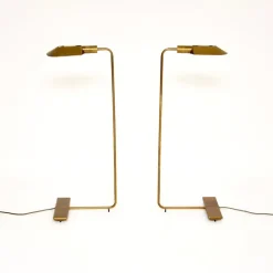 Pamono Vintage Brass Reading Lamps from Cedric Hartman, 1970s, Set of 2><noscript><img width=