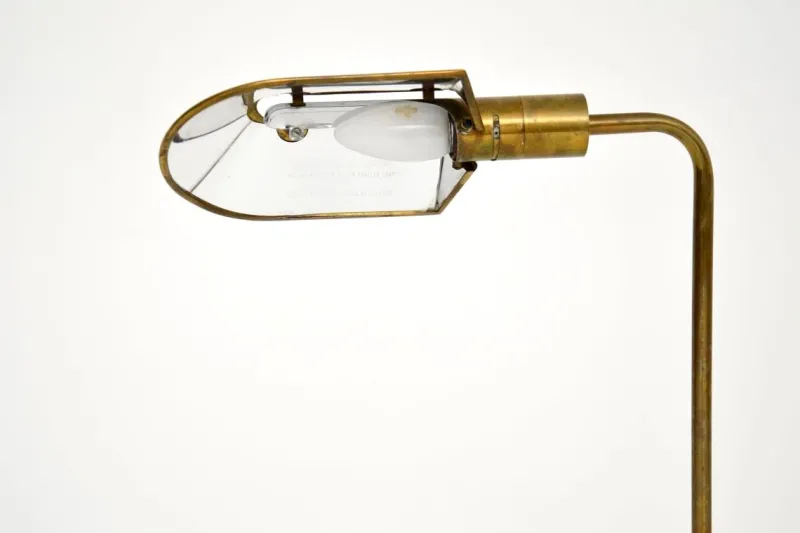 Pamono Vintage Brass Reading Lamps from Cedric Hartman, 1970s, Set of 2> Floor Lamps