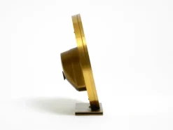 Hot Pamono Vintage Brass Table Clock by Kienzle, 1960s