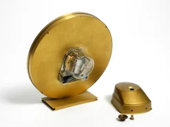 Hot Pamono Vintage Brass Table Clock by Kienzle, 1960s