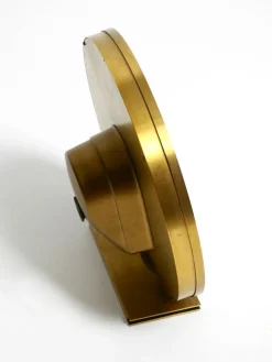 Hot Pamono Vintage Brass Table Clock by Kienzle, 1960s