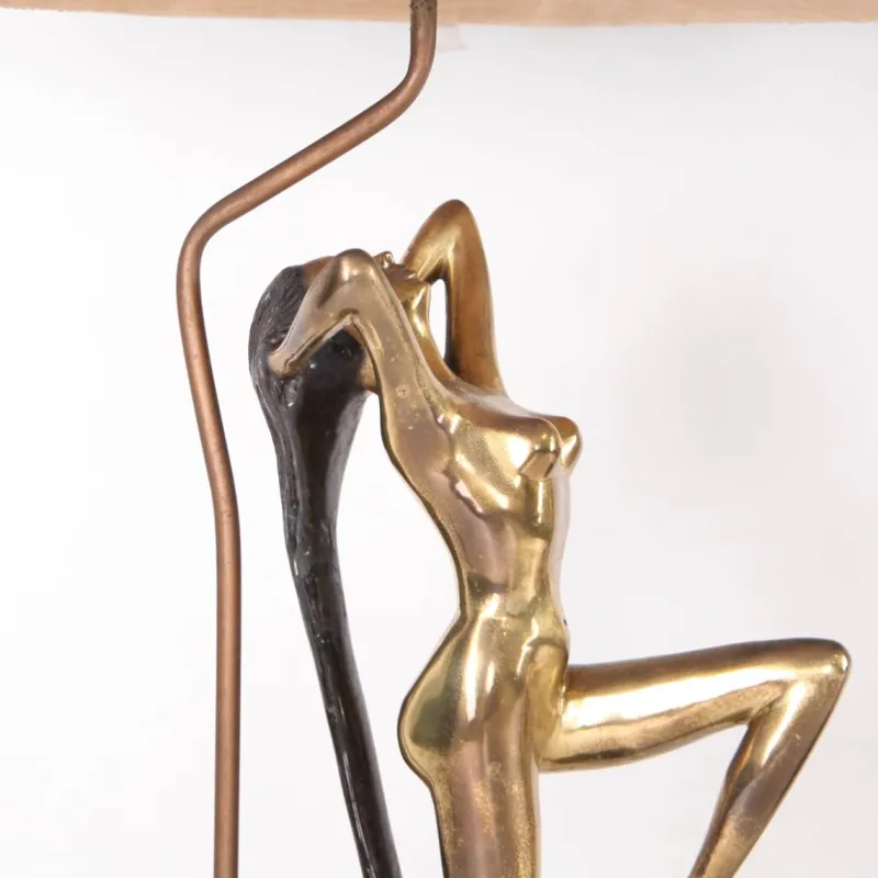 Pamono Vintage Brass Table Lamps, 1970s, Set of 2> Table Lamps