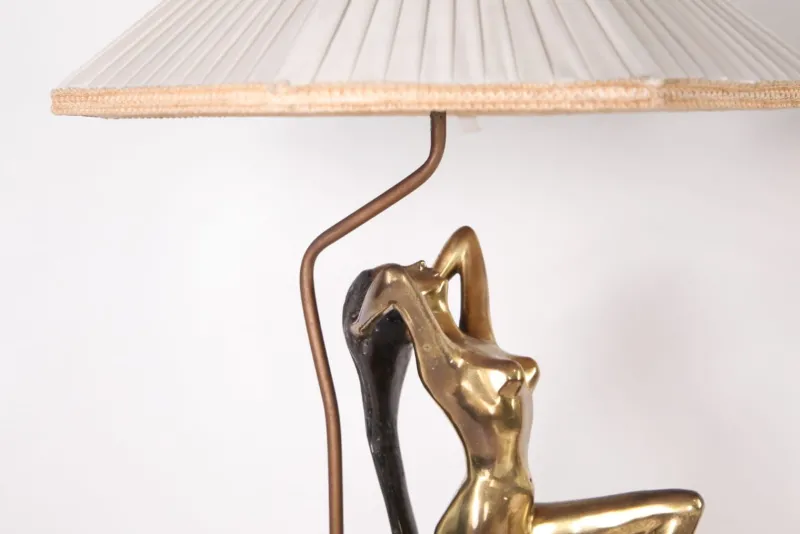 Pamono Vintage Brass Table Lamps, 1970s, Set of 2> Table Lamps