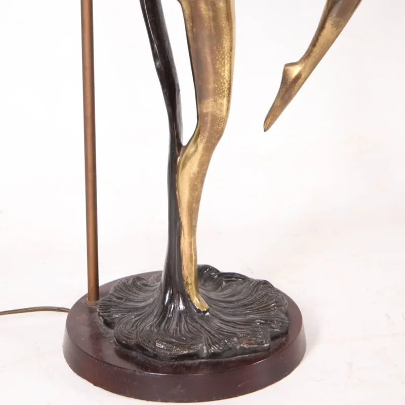 Pamono Vintage Brass Table Lamps, 1970s, Set of 2> Table Lamps