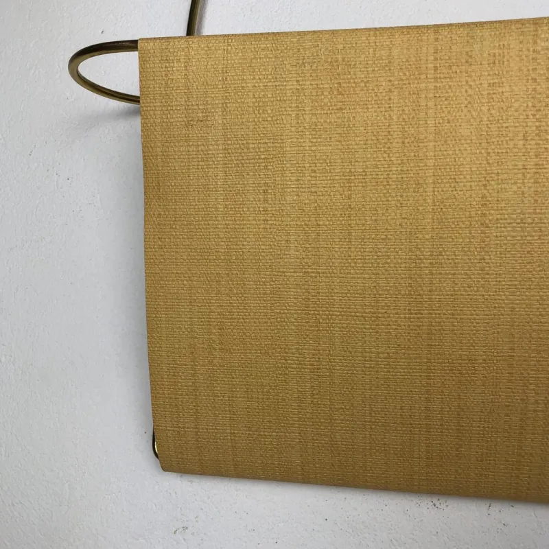 Pamono Vintage Brass Wall Hanging Magazine Holder, Austria, 1950s> Magazine Racks