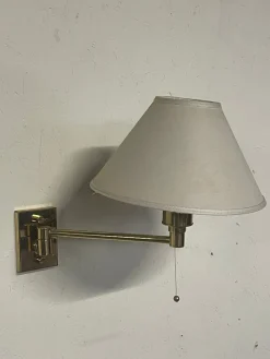 Pamono Vintage Brass Wall Lamps, 1970s, Set of 2><noscript><img width=
