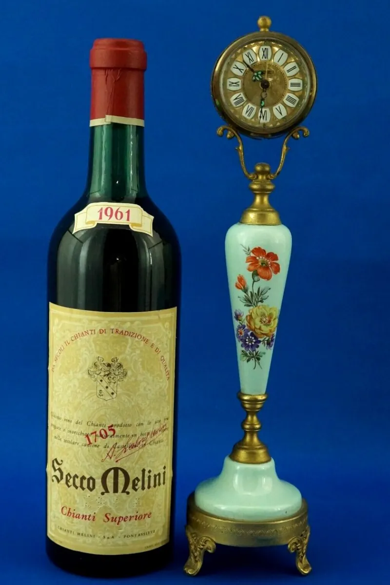 Pamono Vintage Bronze and Porcelain Clock by ACF Sevrès, 1940s> Clocks
