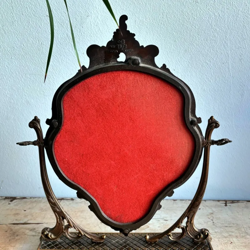 Sale Pamono Vintage Bronze Tilting Mirror, 1950s