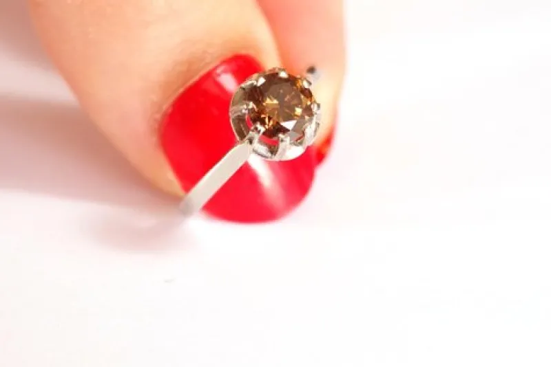 Pamono Vintage Brown Diamond Ring> Rings