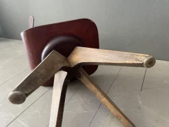 Pamono Vintage Brown High Children's Chair, 1950s><noscript><img width=