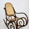 Pamono Vintage Brown Rocking Chair by Michael Thonet> Rocking Chairs