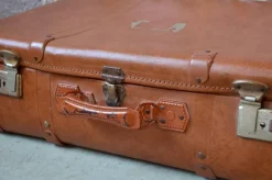 Pamono Vintage Brown Suitcase, 1950s><noscript><img width=