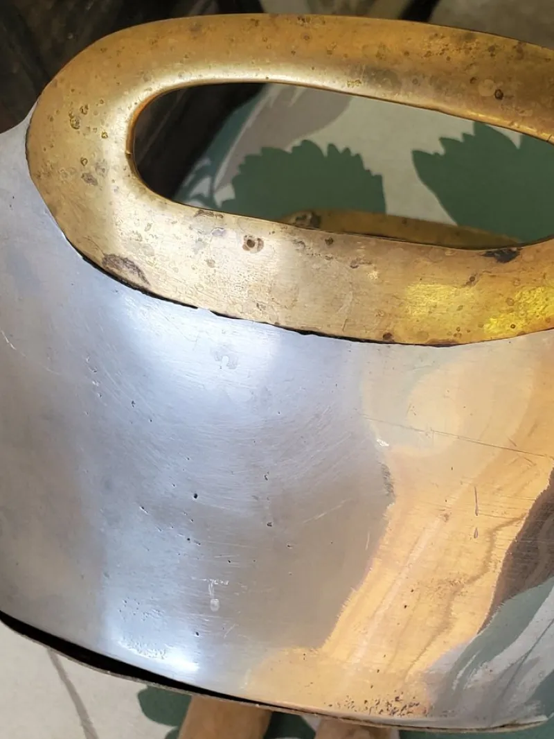 Pamono Vintage Brutalist Aluminium and Brass Bowl by David Marshall, 1980s> Bowls