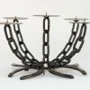 Best Pamono Vintage Brutalist Iron Candlestick, 1970s
