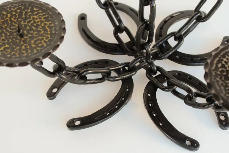 Best Pamono Vintage Brutalist Iron Candlestick, 1970s