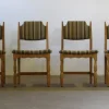 Clearance Pamono Vintage Brutalist Oak Dining Chairs by Henning Kjærnulf, 1960s, Set of 6