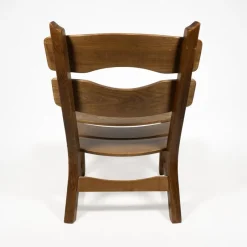 Clearance Pamono Vintage Brutalist Oak Fireplace Lounge Chairs & Side Table by Dittmann for Awa, 1960s, Set of 3