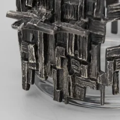 Outlet Pamono Vintage Brutalist Silver-Plated Ice Bucket, 1960s