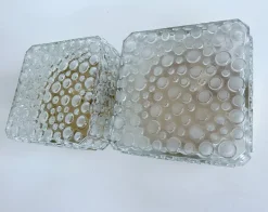 Pamono Vintage Bubble Glass Sconces from Erco, 1960s, Set of 2><noscript><img width=