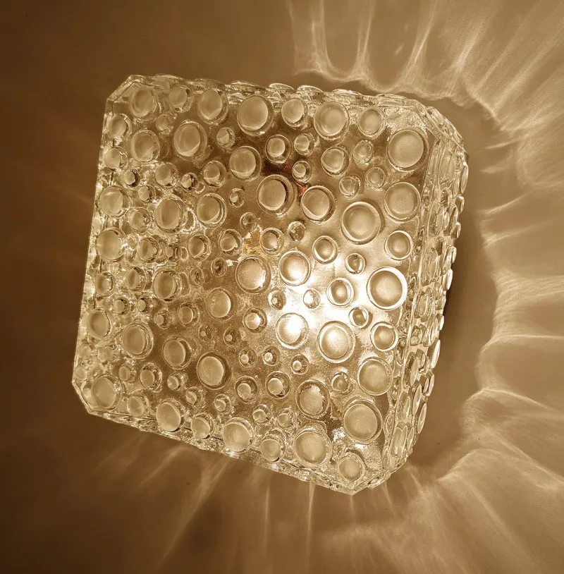 Pamono Vintage Bubble Glass Sconces from Erco, 1960s, Set of 2> Wall Lights & Sconces