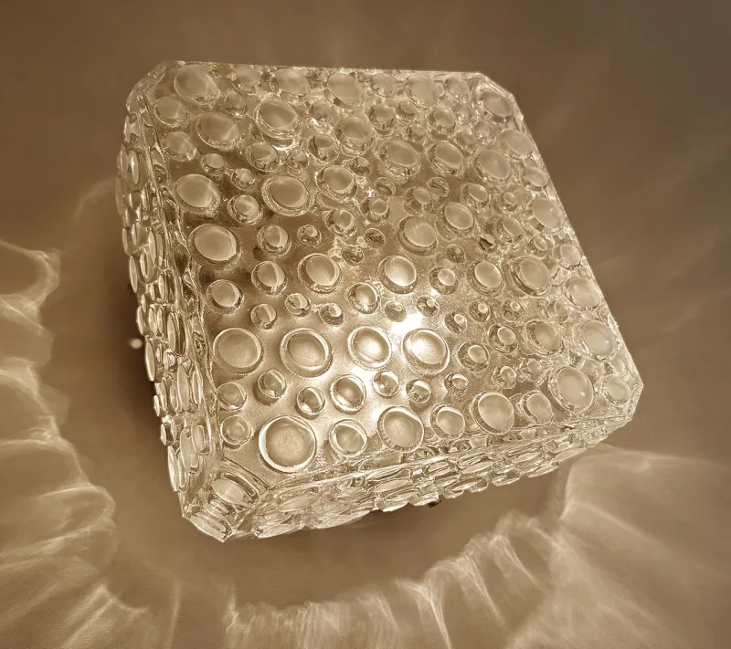 Pamono Vintage Bubble Glass Sconces from Erco, 1960s, Set of 2> Wall Lights & Sconces