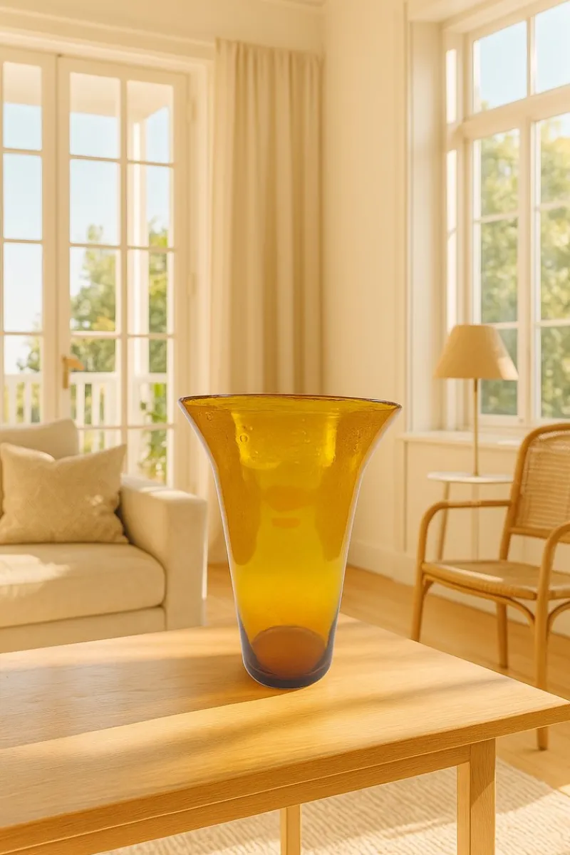 Pamono Vintage Bubble Glass Vase, 1970s> Vases