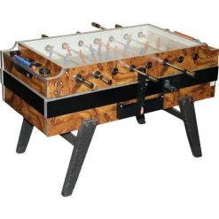 Pamono Vintage Burr Walnut Garlando Champion F2 Football / Foosball Table Order> Game Tables