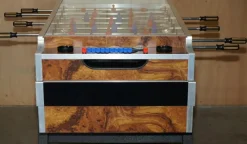 Pamono Vintage Burr Walnut Garlando Champion F2 Football / Foosball Table Order><noscript><img width=