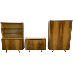 Online Pamono Vintage Cabinets by František Jirák for Tatra Furniture Pravenec, 1960s, Set of 3