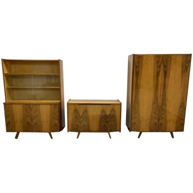 Online Pamono Vintage Cabinets by František Jirák for Tatra Furniture Pravenec, 1960s, Set of 3